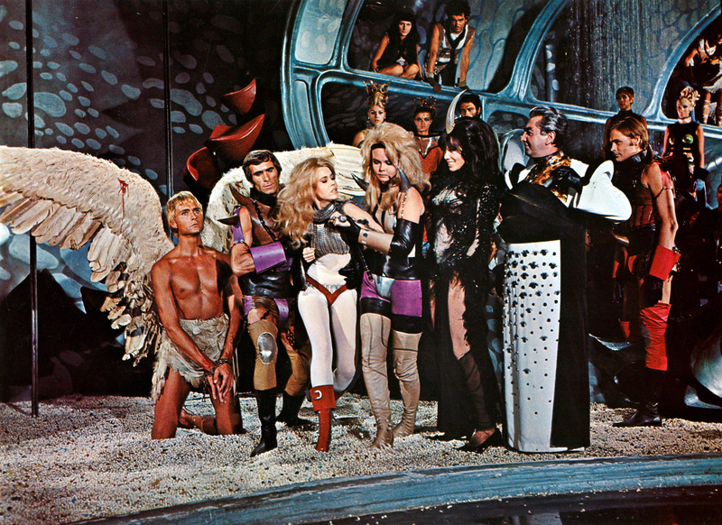 Illustration for article titled Barbarella Caps, Clips and Photos